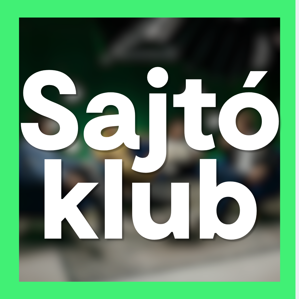 Sajtóklub borítókép