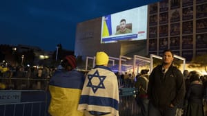 Bojkottálták Zelenszkij Kneszet beszédét az arab pártok