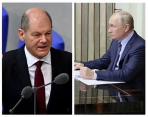 Putyin keményen beszélt a német kancellárral