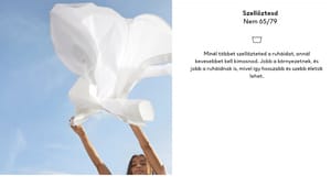 Energetikai szaktanácsadás: szellőztesd a ruháidat - tanácsolja a magyar H&M