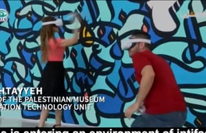 Virtuális intifáda és kőhajítás várja a látogatókat egy palesztin múzeumban