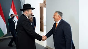 Orbán Viktor az izraeli főrabbival tárgyalt