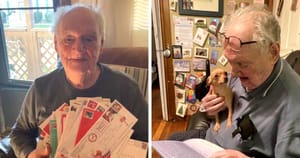 "Áldottnak érzem magam" - ezrek küldtek képeslapot egy magányos nagypapának