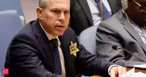 Sárga csillaggal tiltakozott az izraeli ENSZ nagykövet