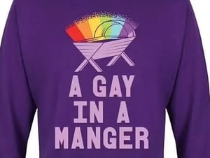 Botrány: "meleg a jászolban" feliratú pulóver miatt tiltakoztak a keresztények